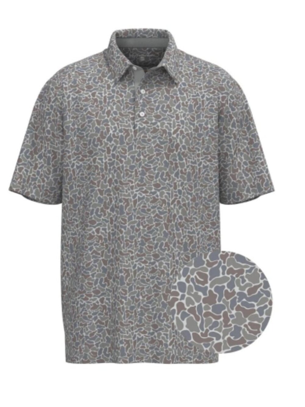 EUC! Men's Southern Shirt Hunters Hideaway Printed Polo Size XL